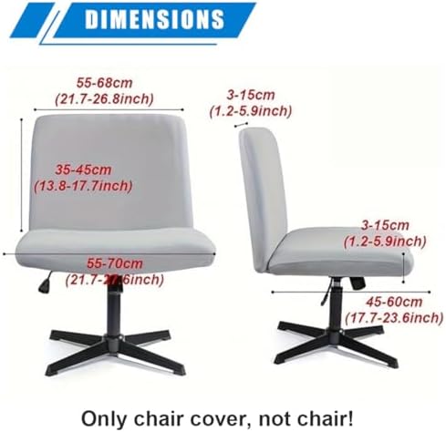 Levoberg Criss Cross Office Chair Slipcover 360 Fit