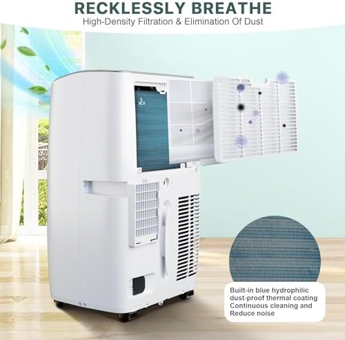 Jojoka 12000 BTU Portable AC Unit with Dehumidifier and Fan