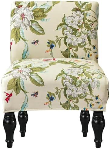 Printed Accent Chair Cover Stretch Slipcover for Living Room