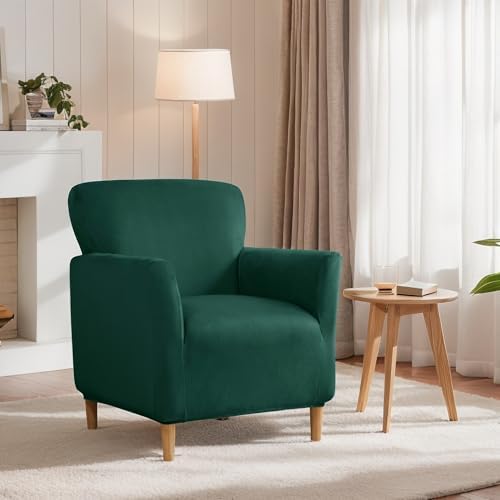 Stretch Velvet Chair Covers with Arms for Banquet Chairs
