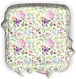 Ambesonne Watercolor Ottoman Cover 2 Piece Set