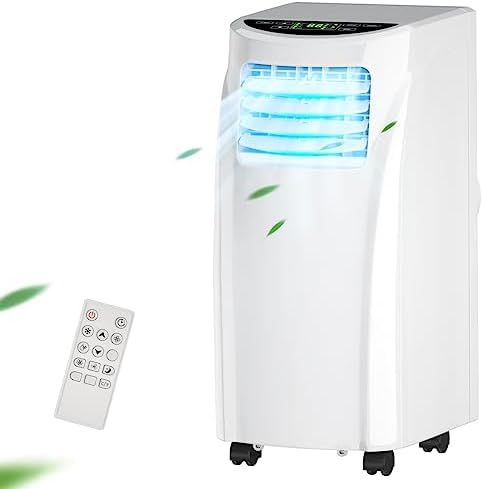 Toolsempire 8000BTU Portable AC with Dehumidifier and Fan Remote Control