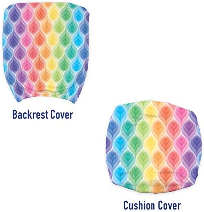 Ambesonne Geometric Office Chair Slipcover Set