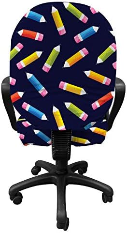 Ambesonne Office Chair Slipcover with Colorful Design