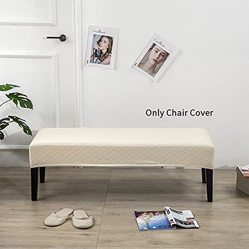 EKDJKK Stretch Dining Bench Slipcover Set for Home Use