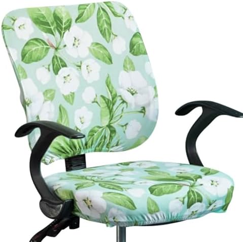 VIOKKO Office Chair Covers 2 Piece Stretchable Waterproof Slipcover