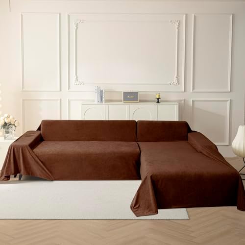 MYSKY HOME Sofa Cover for Cats and Dogs Chocolate 71x118