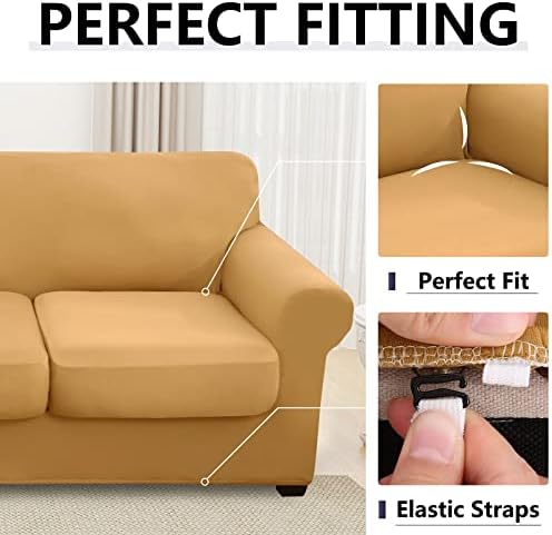 Hyha 2 Piece Chair Covers for Living Room
