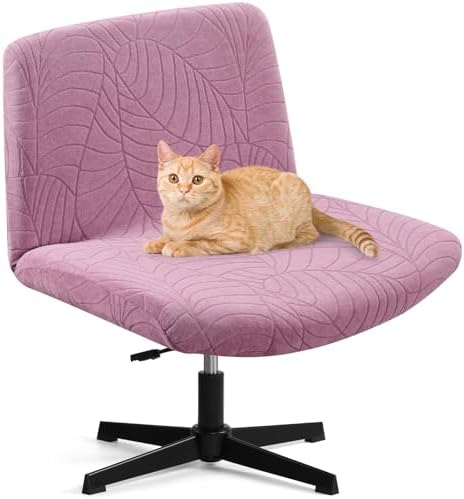 Fuloon Criss Cross Chair Cover Mauve Pink