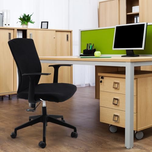 Moukeren 4 Pack Office Chair Covers Set Stretchable Removable