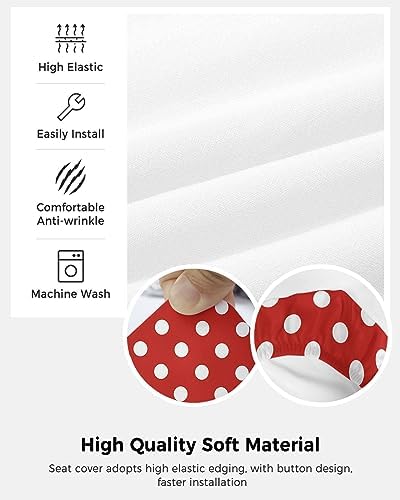 TweetyBed Office Chair Cover Polka Dot Stretchable