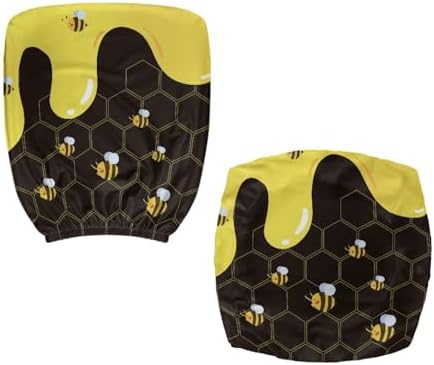 Glenlcwe Bee Office Chair Covers Set of 2