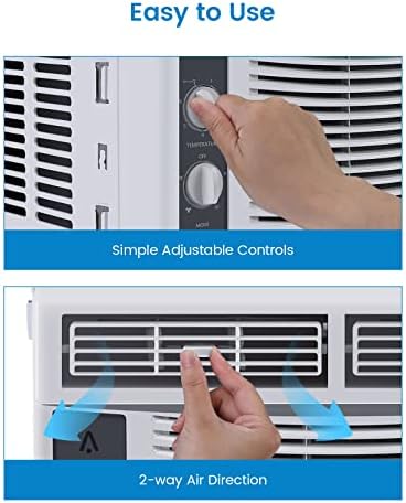 Adoolla 5000 BTU Window AC Unit White