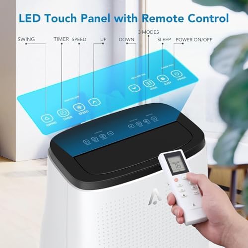 GarveeLife 15000Btus Portable AC 3-In-1 Cooling Dehumidifier Fan