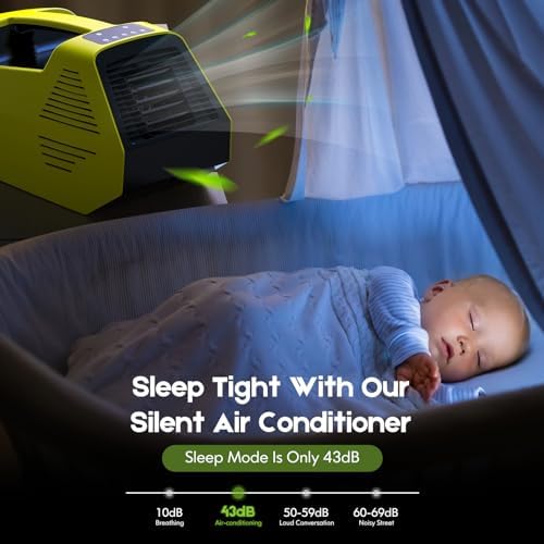 Pluralla Portable AC 2380BTU Rapid Cooling Yellow