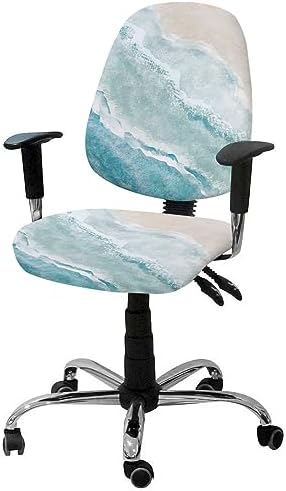 LiDU Aqua Beach Office Chair Slipcover Protector