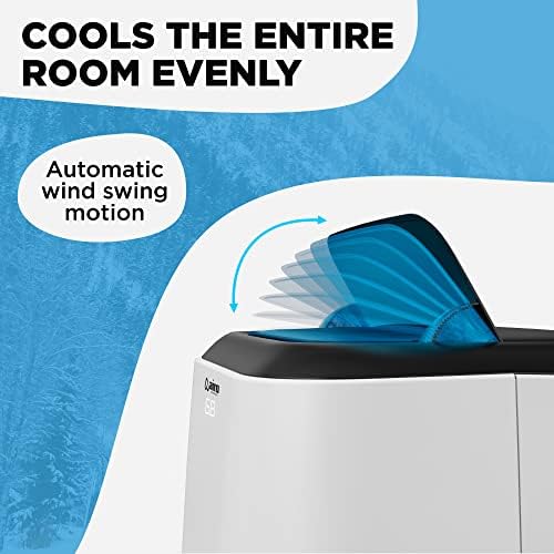 8000 BTU Portable AC with Remote Control and DIY Kit