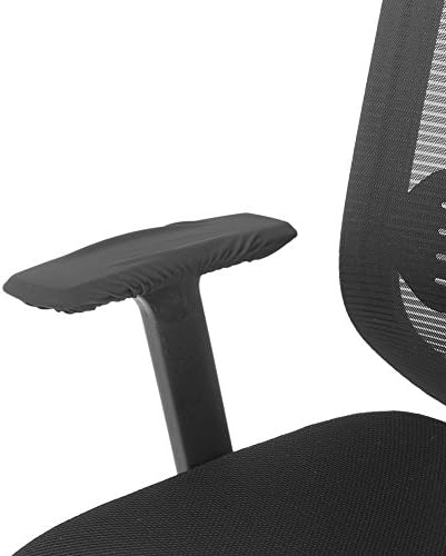 AUNMAS Computer Chair Armrest Slipcovers Set of 2 Elastic Black Protectors