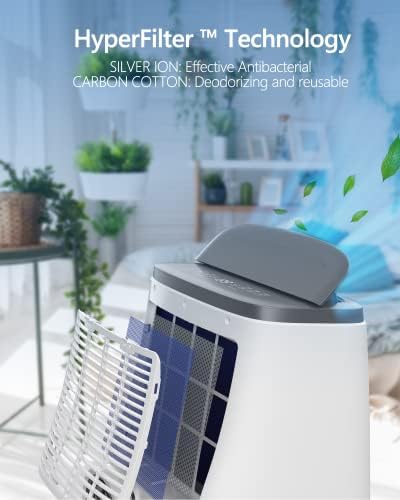 14000BTU Portable AC Unit with Cool Fan Dry 3-in-1 Modes