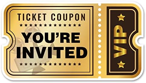 Movie VIP Party Invitations with Envelopes 20 Set