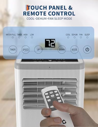 10000 BTUs Portable AC with Heater and Fan