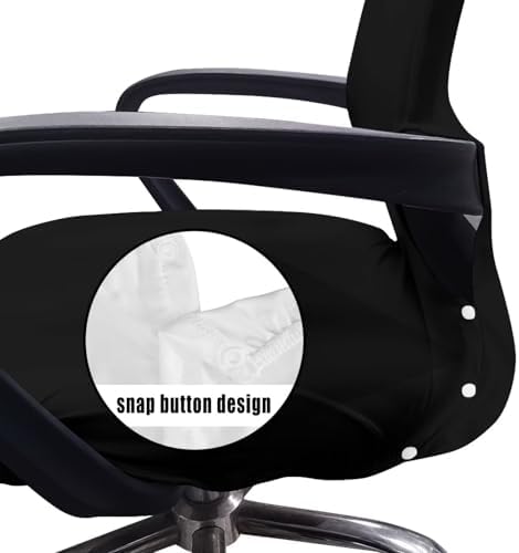 Garucesta Stretchable Office Chair Slipcover with Elastic Edge