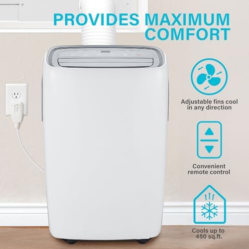 Arctic Wind 13000 BTU Portable AC with Dehumidifier and Remote Control