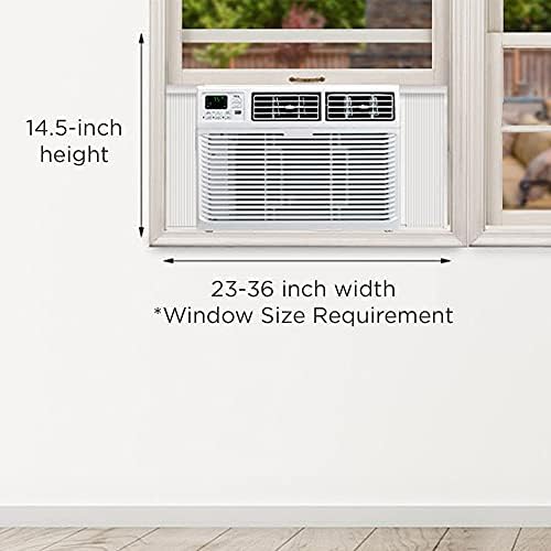 TCL 8W9ER1-A Smart Voice Control Window Air Conditioner 8000 BTU White