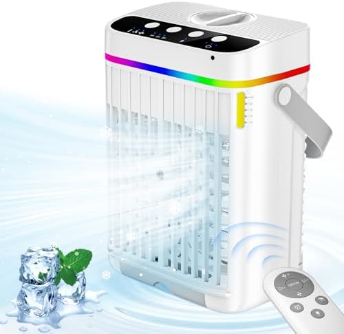 HAWANA 1250ml Portable Air Cooler with 3 Speeds and Timer
