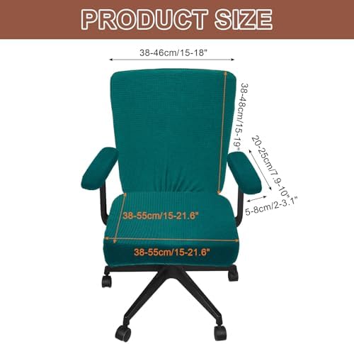 Uxcell Stretchable Office Chair Cover Forest Green