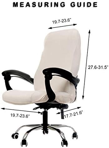 WOMACO Pink Flower Office Chair Slipcover