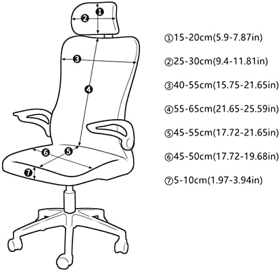 Removable Chair Seat Cover with Headrest Pink