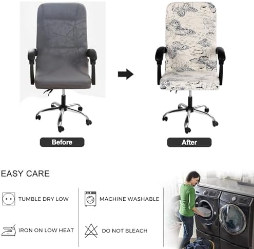 SearchI Office Chair Cover with Durable Zipper