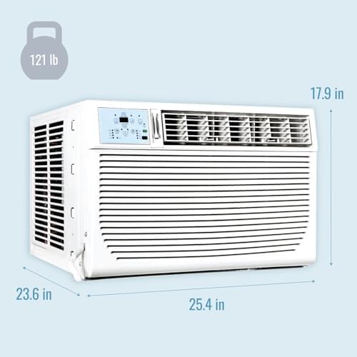 Keystone 24000 BTU Window AC with Heat and Dehumidifier White