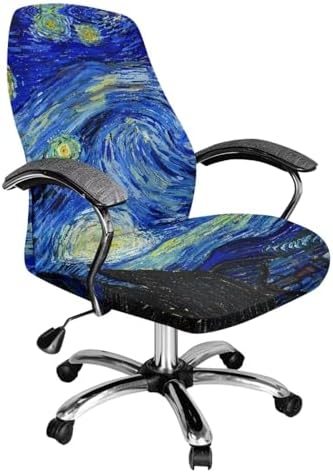 Talayituse Starry Night Stretch Chair Cover for Office and Home