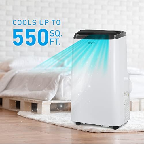 Coby CBPAC815 3-in-1 AC Unit Dehumidifier Fan 12000 BTU White