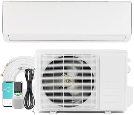 Bonnlo 11500BTU Wifi Mini Split AC Unit with Heat Pump