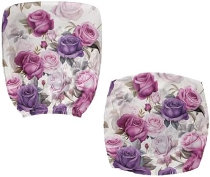 Premium Purple Rose Office Chair Cover