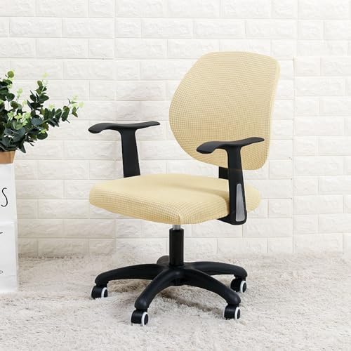 Sunnyway Stretchable Office Chair Cover Set - Elastic Fit for Desk Chair