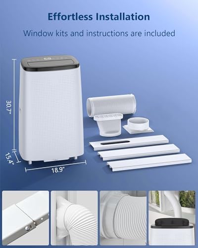GarveeTech 14000 BTU Portable AC with 3-in-1 Features