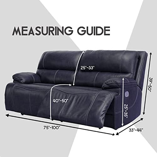ULTICOR Extra Wide 75-100 Reclining 2 Seater Sofa Slipcover