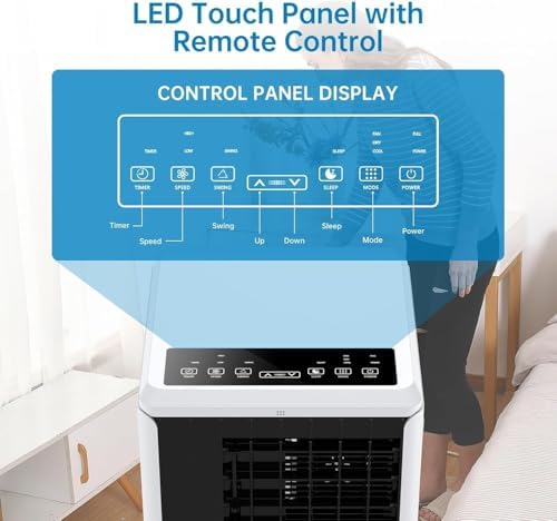 GAOMON 8000 BTU Portable AC Unit with 4-In-1 Functionality
