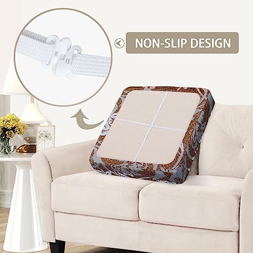 SearchI Stretch Pattern Sofa Cushion Covers Soft Elastic Slipcovers