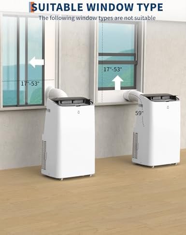 14000 BTU Portable AC Unit with Fan and Dehumidifier