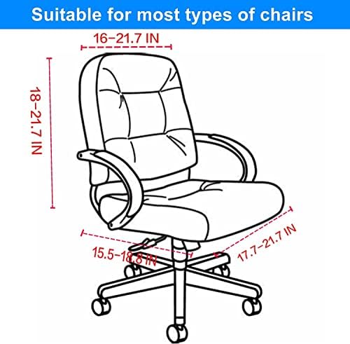 MOCAA Office Chair Cover Mid Back Slipcover