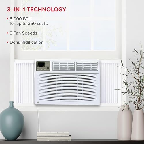 Honeywell 8000 BTU Window AC Dehumidifier with Remote Control