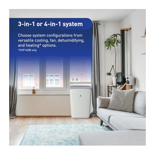 Friedrich Air ZHP14DB 4-in-1 Portable AC Fan Heater Dehumidifier