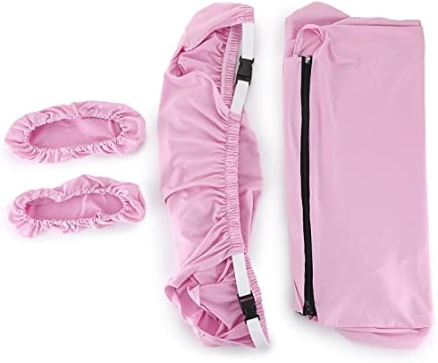 BTSKY Ergonomic Gaming Chair Slipcovers Pink Stretchy Polyester