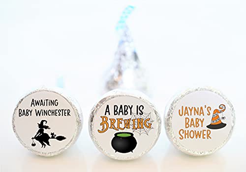 Personalized Baby Is Brewing Hershey Kiss Stickers 108 Stickers Only