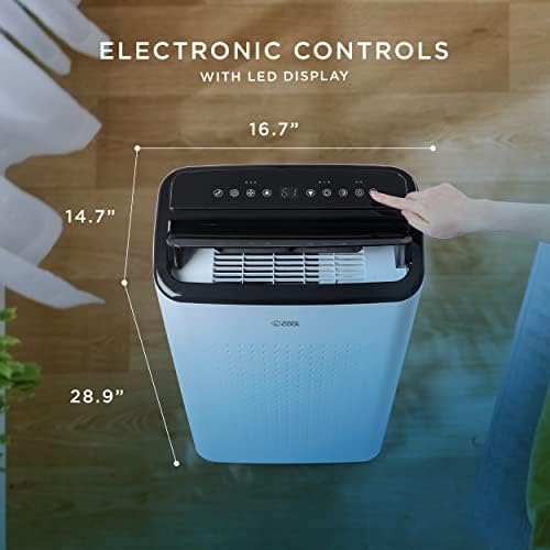 Commercial Cool 12000 BTU Portable AC with Dehumidifier and Fan